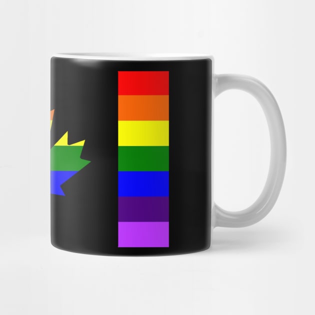 LGBT Rainbow Flag Gay Pride Canada by nevilleanthonysse